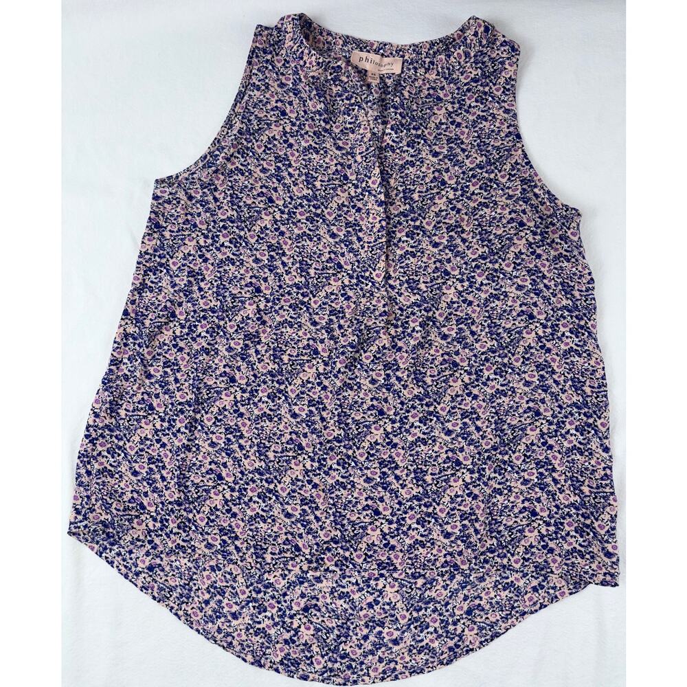 Philosophy Republic Clothing Floral Sleeveless Top XS